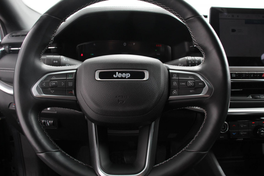 Jeep Compass 4x e Automaat 240pk Plug-in Hybrid Electric S Leder Navigatie Adaptive Cruise Control Lane /Side Assist Alpine Soundsystem Camera elektrische Achterklep