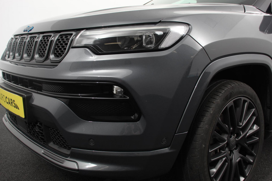 Jeep Compass 4x e Automaat 240pk Plug-in Hybrid Electric S Leder Navigatie Adaptive Cruise Control Lane /Side Assist Alpine Soundsystem Camera elektrische Achterklep