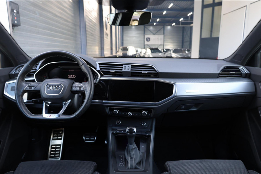 Audi Q3 Sportback 35 TFSI S Edition 3x S-line LED/VIRTUAL/SFEER/PANO/ALCANTARA+S.VERWARMING/19"LMV/CAM/LINE/ACC/12 MND GARANTIE!