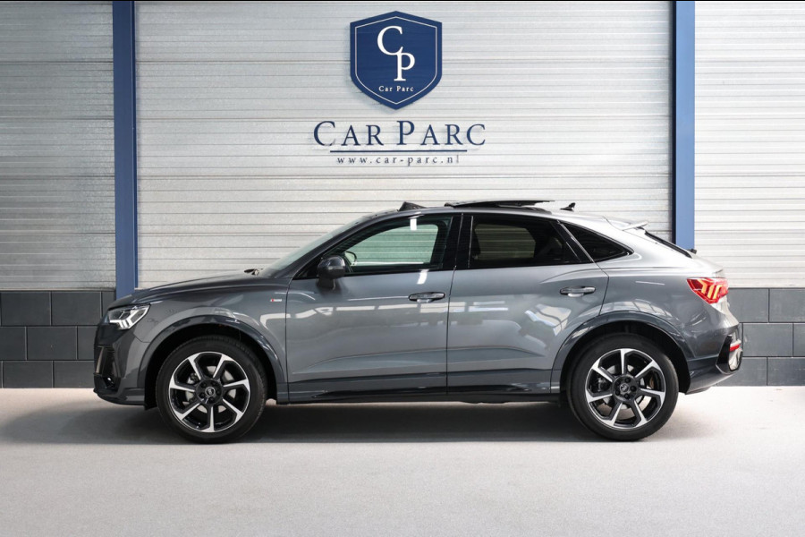 Audi Q3 Sportback 35 TFSI S Edition 3x S-line LED/VIRTUAL/SFEER/PANO/ALCANTARA+S.VERWARMING/19"LMV/CAM/LINE/ACC/12 MND GARANTIE!