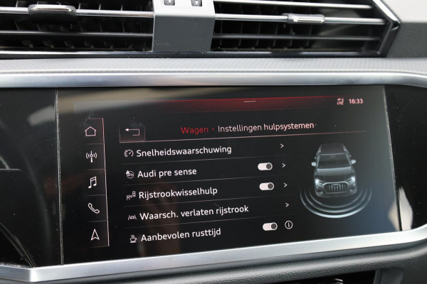 Audi Q3 Sportback 35 TFSI S Edition 3x S-line LED/VIRTUAL/SFEER/PANO/ALCANTARA+S.VERWARMING/19"LMV/CAM/LINE/ACC/12 MND GARANTIE!