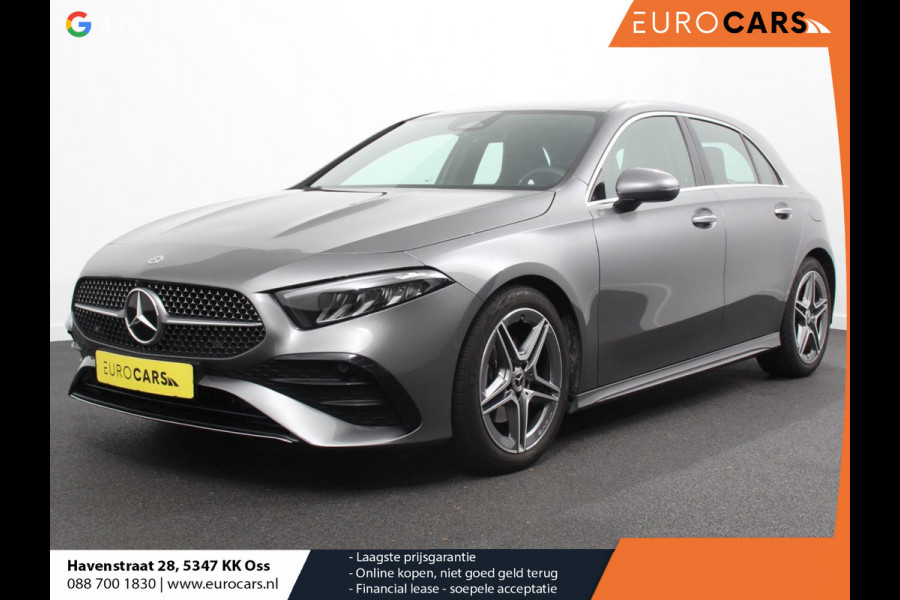 Mercedes-Benz A-Klasse 200 177pk Automaat MHEV AMG Line Achteruitrij Camera Verwarmde voorstoelen Navigatie LED Climate control Adaptive Cruise control Parkeersensoren Apple Carplay & Android Auto