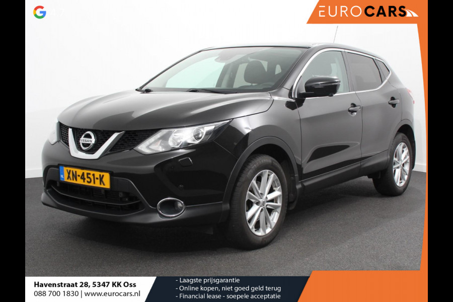 Nissan QASHQAI 1.2 Automaat Acenta Climate control Cruise control Parkeersensoren Navigatie LED Trekhaak Stoelverwarming Lichtmetalen velgen