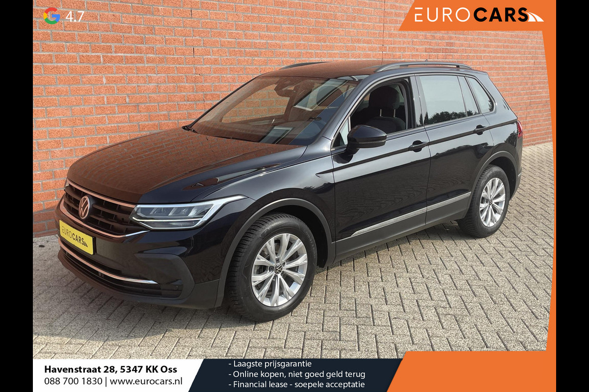 Volkswagen Tiguan 1.5 TSI 150pk DSG Life | Panoramadak | Navigatie | d.m.v. Apple Carplay / Android Auto | Parkeersensoren | Adaptive Cruise Control | Stoel- en stuurverwarming | Ledverlichting | Getinte ramen | Climate Control Volkswagen Tiguan 1.5 TSI 150pk DSG Life | Panoramadak | Navigatie | d.m.v. Apple Carplay / Android Auto | Parkeersensoren | Adaptive Cruise Control | Stoel- en stuurverwarming | Ledverlichting | Getinte ramen | Climate Control