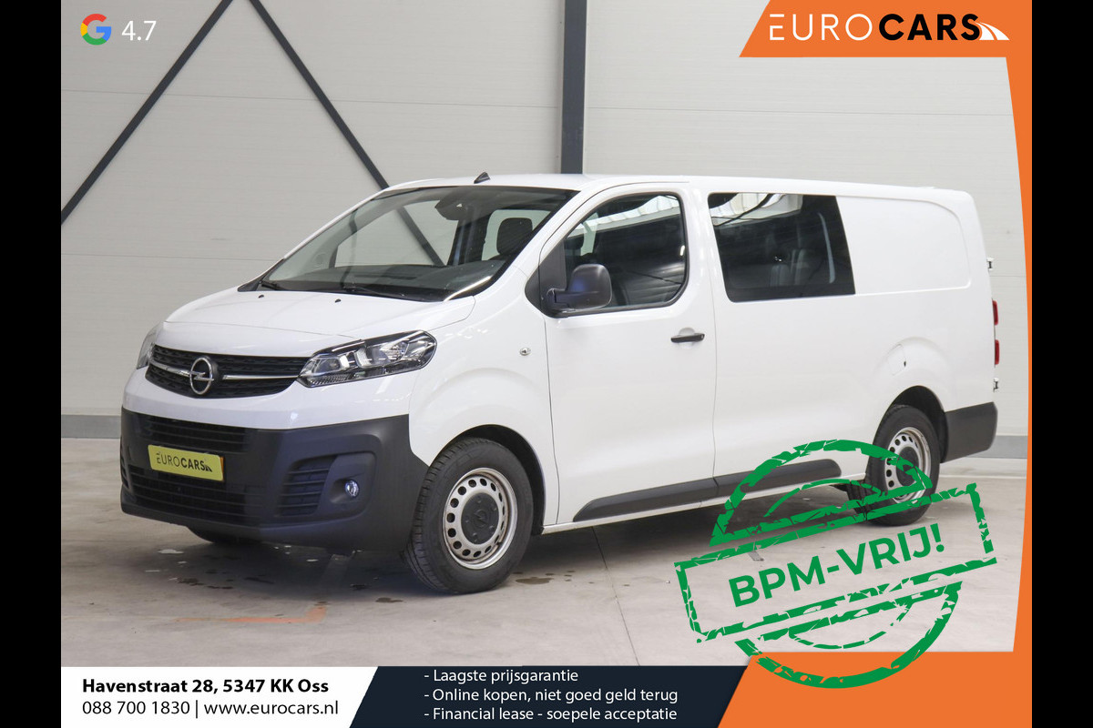 Opel Vivaro 2.0 CDTI 144pk L3H1 Dubbele Cabine Automaat 6p Navigatie Apple Carplay/Android Auto Cruise Control Trekhaak Parkeer sensoren # Opel Vivaro 2.0 CDTI 144pk L3H1 Dubbele Cabine Automaat 6p Navigatie Apple Carplay/Android Auto Cruise Control Trekhaak Parkeer sensoren #