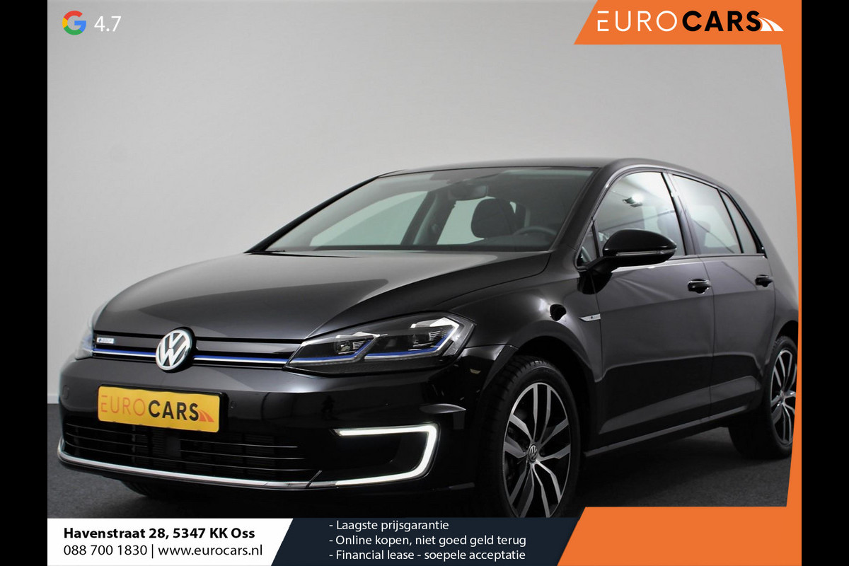 Volkswagen e-Golf e-Golf Navigatie Digitale Cockpit Lichtmetalen velgen Bluetooth Cruise Control Volkswagen e-Golf e-Golf Navigatie Digitale Cockpit Lichtmetalen velgen Bluetooth Cruise Control