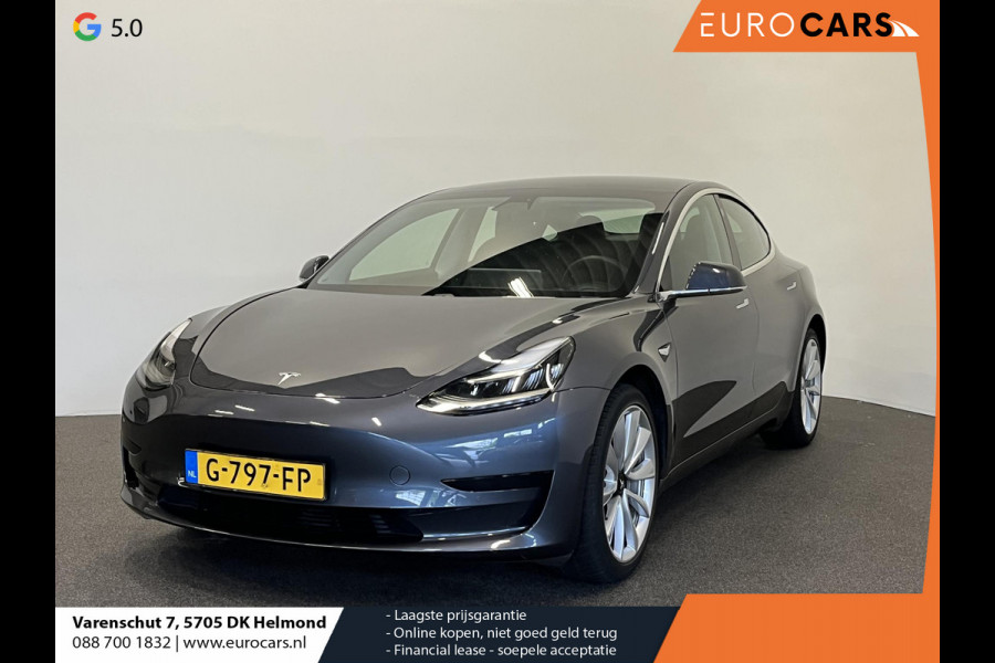 Tesla Model 3 Standard RWD Plus 60 kWh Autopilot Navi Full LED Leder Panoramadak 19" Sport Wheels PDC VA + Camera Slechts 37000 km!