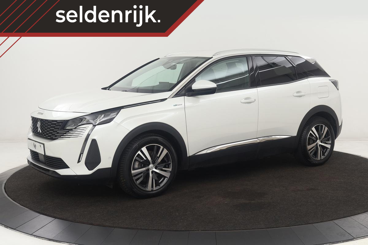 Peugeot 3008 1.6 HYbrid 225 Allure | Stoelverwarming | Carplay | Adaptive cruise | Full LED | Keyless | Camera | Navigatie | Dodehoek detectie | Half leder Peugeot 3008 1.6 HYbrid 225 Allure | Stoelverwarming | Carplay | Adaptive cruise | Full LED | Keyless | Camera | Navigatie | Dodehoek detectie | Half leder