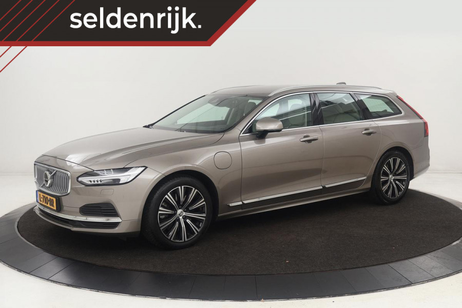Volvo V90 2.0 T6 AWD Recharge Business Pro | Trekhaak | Leder | Stoel & stuurverwarming | Harman/Kardon | Adaptive cruise | Camera | Carplay | Keyless | Navigatie
