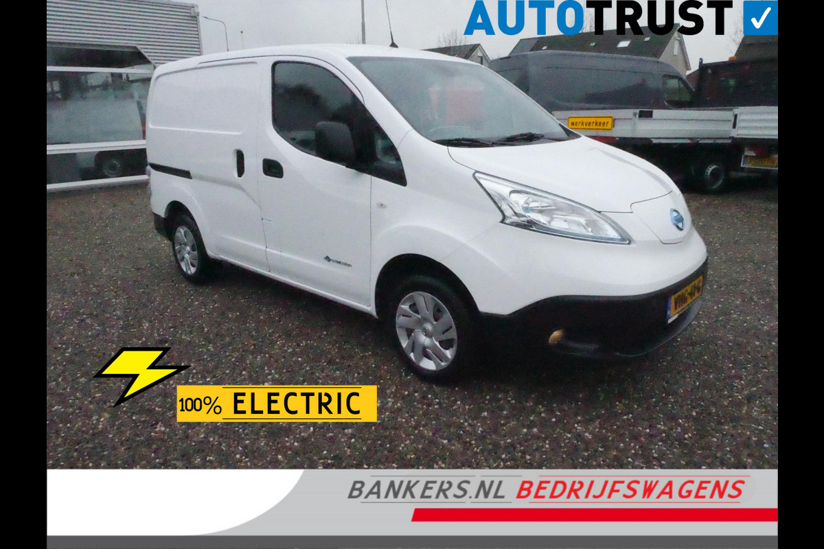 Nissan E-NV200 40kw Batterij, AC Cam 4900km!! Nissan E-NV200 80KW, Accu 40 kW, Airco, Automaat Nissan E-NV200 40kw Batterij, AC Cam 4900km!! Nissan E-NV200 80KW, Accu 40 kW, Airco, Automaat