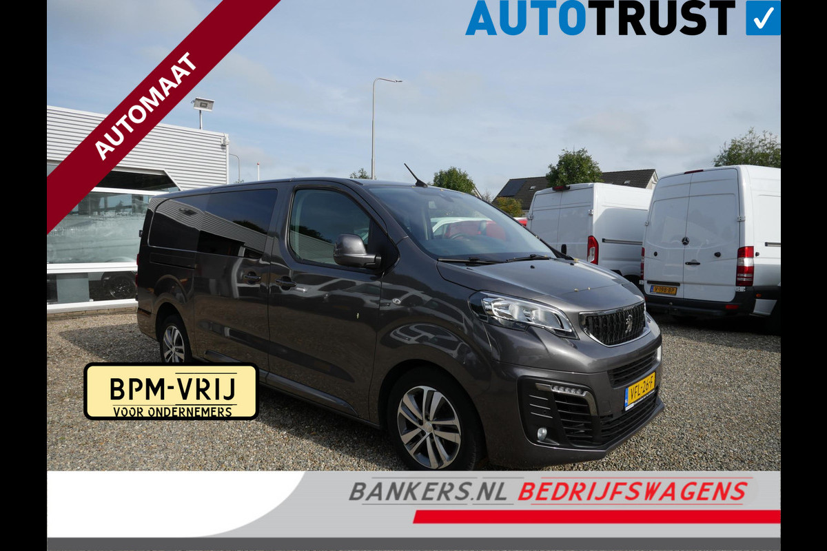 Peugeot Expert 2.0 BlueHDI 120PK, Dubbel Cabine, Airco, Automaat 2 x Schuifdeur Peugeot Expert 2.0 BlueHDI 120PK, Dubbel Cabine, Airco, Automaat 2 x Schuifdeur