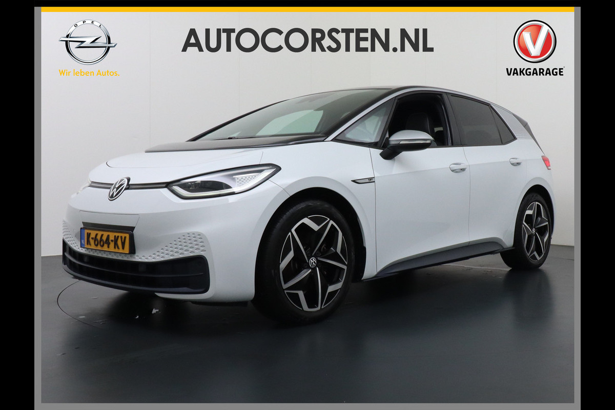 Volkswagen ID.3 58kWh 204PK First Plus Navi-Pro 19" Camera Apple Carplay Android Auto Matrix-LED Stoel-Stuurverwarming Adapt.Cruise Control Pdc Lmv Bluetooth Draadloze telefoonlader Regensensor Rijstrooksensor Verkeersbord detectie €44.000,- Nieuw! Grootste accu (garantie t/m 30-12-2028) Volkswagen ID.3 58kWh 204PK First Plus Navi-Pro 19" Camera Apple Carplay Android Auto Matrix-LED Stoel-Stuurverwarming Adapt.Cruise Control Pdc Lmv Bluetooth Draadloze telefoonlader Regensensor Rijstrooksensor Verkeersbord detectie €44.000,- Nieuw! Grootste accu (garantie t/m 30-12-2028)