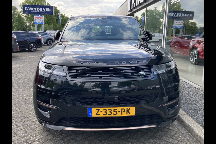 Land Rover Range Rover Sport P460e Dynamic SE PHEV | Direct leverbaar! NL auto | 23” ‘Style 1075’ | Pano schuif-/kanteldak [041CZ] | Meridian™ 3D Surround [025MN] | Walnut houtfineer [088UM] | Elek. trekhaak [028LD] | Cold Climate Pack [072BI