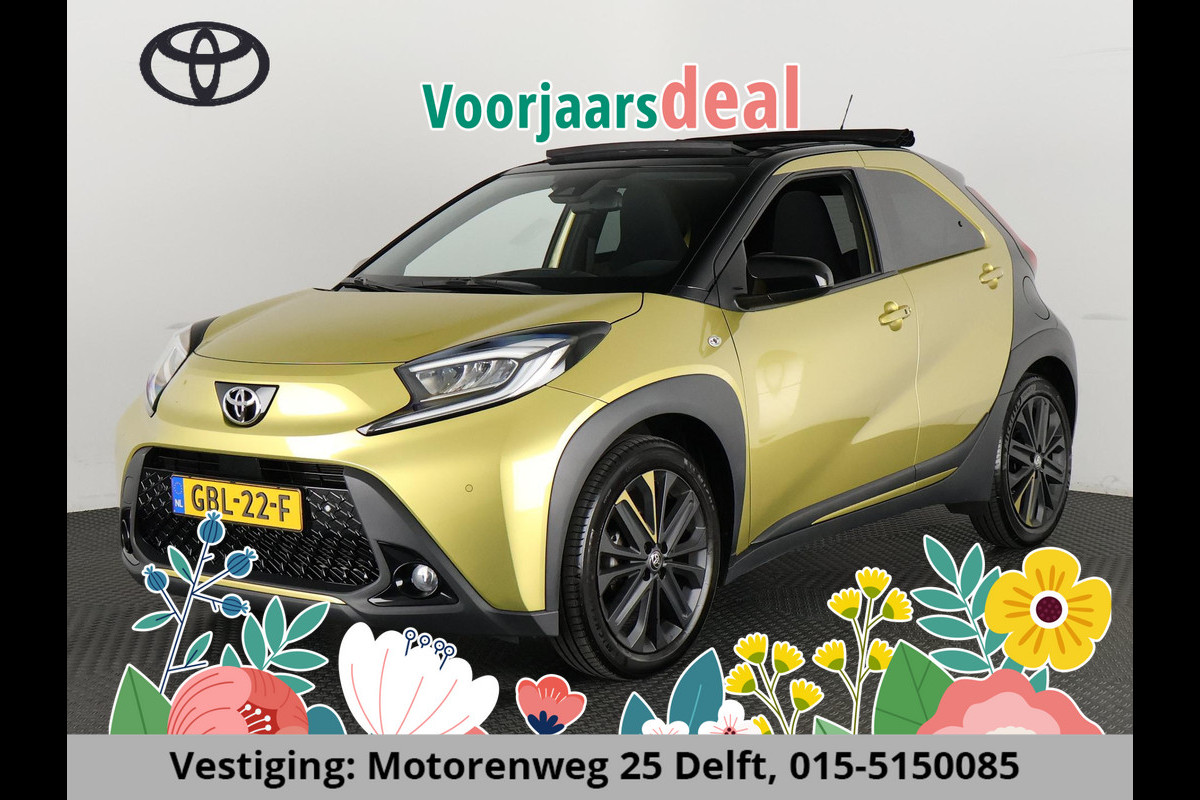 Toyota Aygo X 1.0 VVT-i S-AUTOMAAT PREMIUM CABRIOLET LEDER.NAVI.PDC.KEYLESS ETC ETC. GARANTIE TOT 5-2033 Toyota Aygo X 1.0 VVT-i S-AUTOMAAT PREMIUM CABRIOLET LEDER.NAVI.PDC.KEYLESS ETC ETC. GARANTIE TOT 5-2033