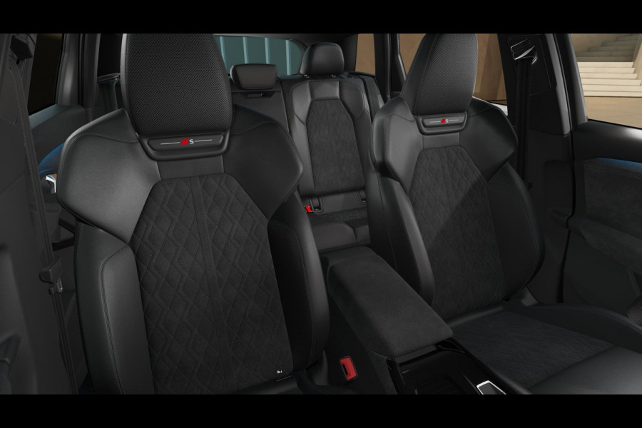 Audi Q6 e-tron S edition performance 100 kWh trekhaak, adaptive cruise control, panoramadak, adaptive air suspension, privacy glass