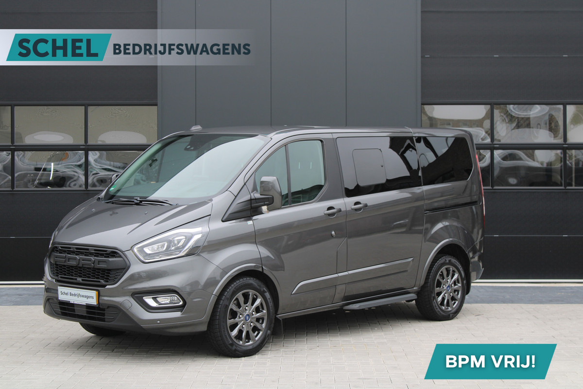 Ford Transit Custom 320 2.0 TDCI L1H1 Tourneo 170pk - Automaat - Leder - ACC - 1+1 stoelopstelling - Bi-Xenon -Stoelverwarming - Rijklaar Ford Transit Custom 320 2.0 TDCI L1H1 Tourneo 170pk - Automaat - Leder - ACC - 1+1 stoelopstelling - Bi-Xenon -Stoelverwarming - Rijklaar