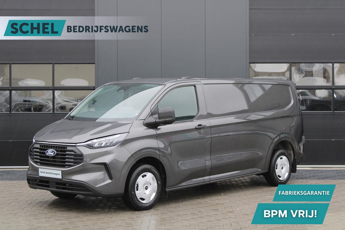 Ford Transit Custom 320 2.0 TDCI L2H1 Trend 136pk - Carplay - Android - LED koplampen - Verwarmd stuurwiel - Stoelverwarming - 70l tank - Rijklaar Ford Transit Custom 320 2.0 TDCI L2H1 Trend 136pk - Carplay - Android - LED koplampen - Verwarmd stuurwiel - Stoelverwarming - 70l tank - Rijklaar
