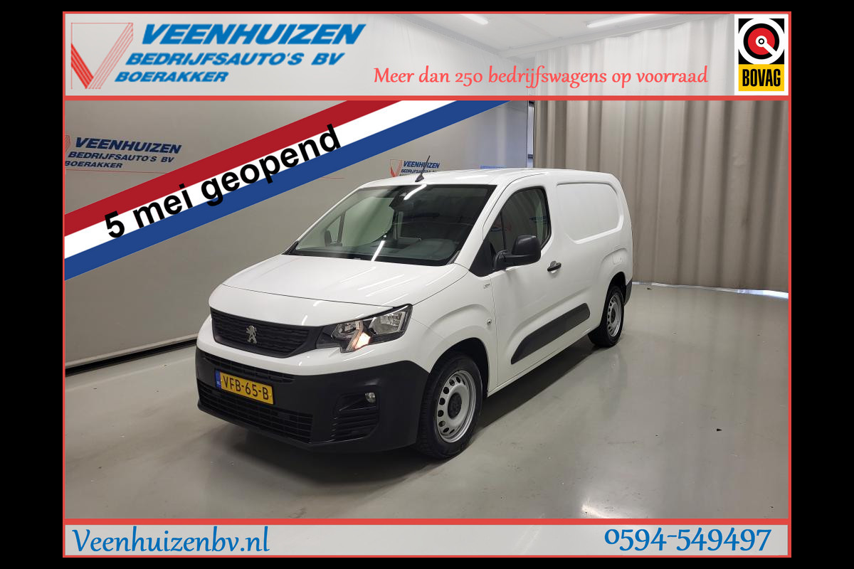 Peugeot Partner 1.5BlueHDI L2/H1 Maxi Automaat Euro 6! Peugeot Partner 1.5BlueHDI L2/H1 Maxi Automaat Euro 6!