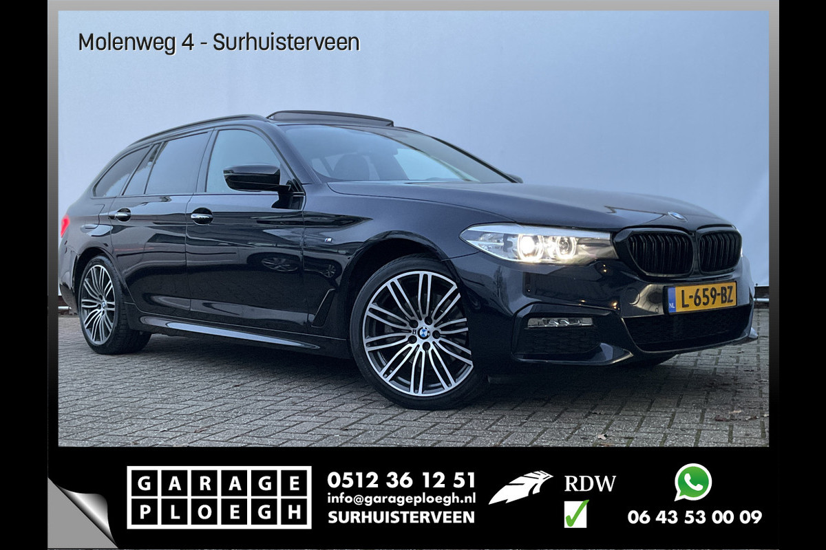 BMW 5 Serie Touring 520D 191pk High Executive M-sport Pano.dak Trekhaak(2000kg) BMW 5 Serie Touring 520D 191pk High Executive M-sport Pano.dak Trekhaak(2000kg)
