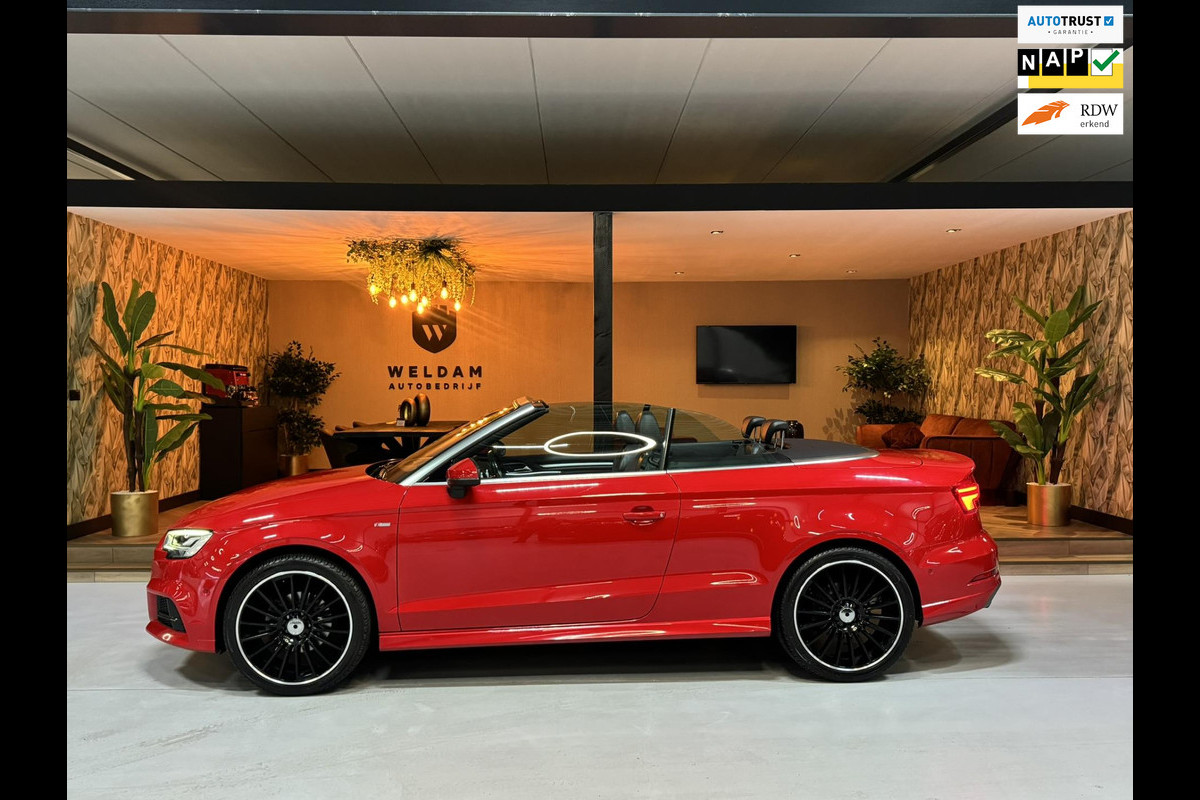 Audi A3 Cabriolet 1.4 TFSI S-Line Garantie Xenon Led Navigatie Velgen Stoelverwarming Rijklaar Audi A3 Cabriolet 1.4 TFSI S-Line Garantie Xenon Led Navigatie Velgen Stoelverwarming Rijklaar