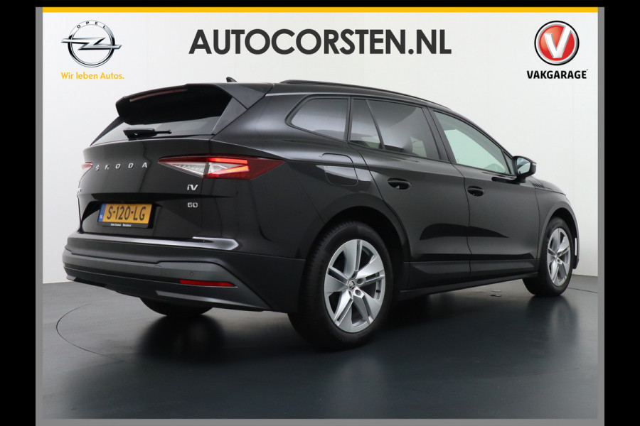 Škoda ENYAQ iV 60 Navi Ecc Adaptieve Cruise Control CameraApple Carplay Android Keyless Led Pdc DabBusiness Edition Plus Stoelverwarming Bluetooth Dodehoek detector Draadloze tel.lader Rijstrooksensor Regen-Lichtsensor Origineel Nederlandse 1e Eigenaar Auto nieuwprijs €51.910,-
