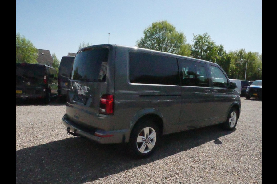 Volkswagen Transporter 2.0 TDI 150PK, L2H1, Dubbel Cabine, Bulli, Airco, 2 x Schuifdeur, Achterklep