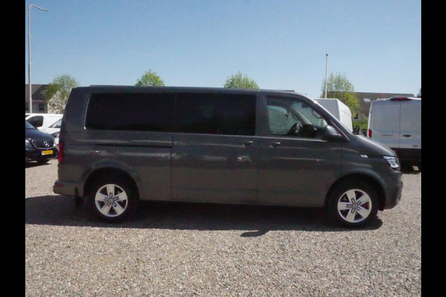 Volkswagen Transporter 2.0 TDI 150PK, L2H1, Dubbel Cabine, Bulli, Airco, 2 x Schuifdeur, Achterklep
