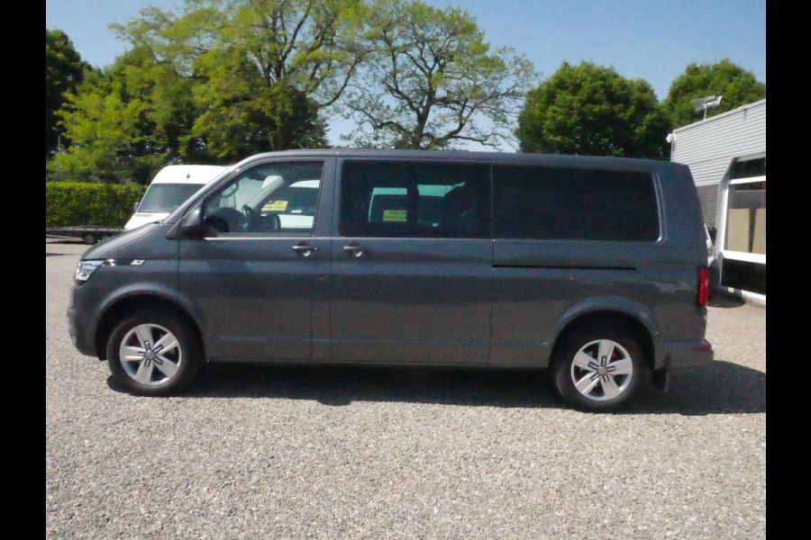 Volkswagen Transporter 2.0 TDI 150PK, L2H1, Dubbel Cabine, Bulli, Airco, 2 x Schuifdeur, Achterklep