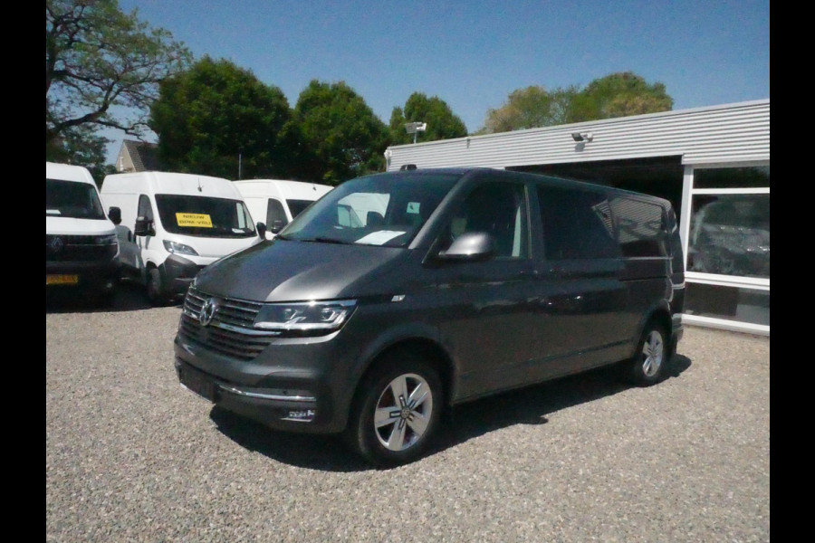 Volkswagen Transporter 2.0 TDI 150PK, L2H1, Dubbel Cabine, Bulli, Airco, 2 x Schuifdeur, Achterklep
