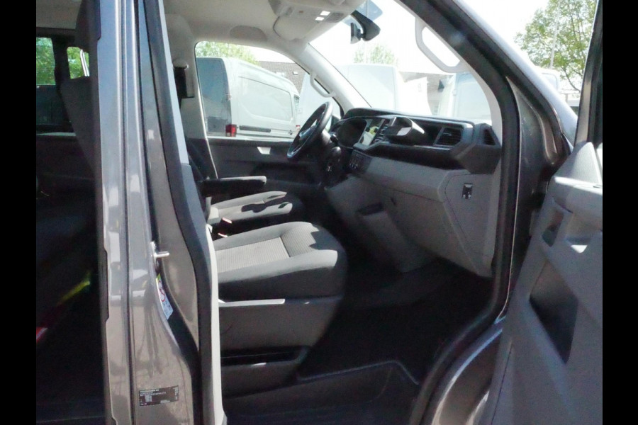 Volkswagen Transporter 2.0 TDI 150PK, L2H1, Dubbel Cabine, Bulli, Airco, 2 x Schuifdeur, Achterklep