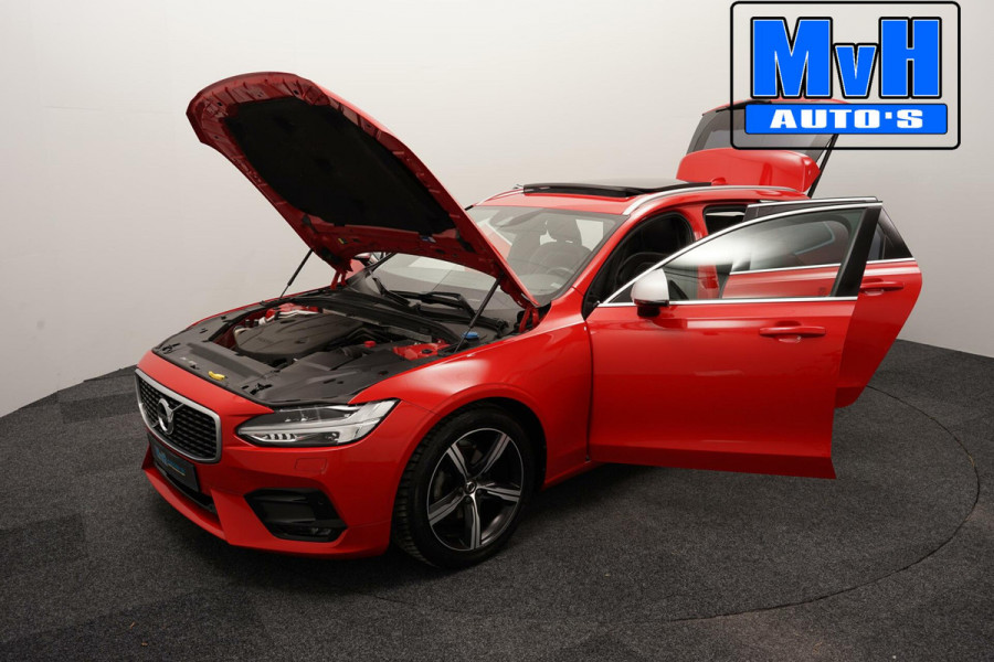 Volvo V90 2.0 D3 R-Design|PANO|TREKH|ORG.NL|CARPLAY|LED|ACC