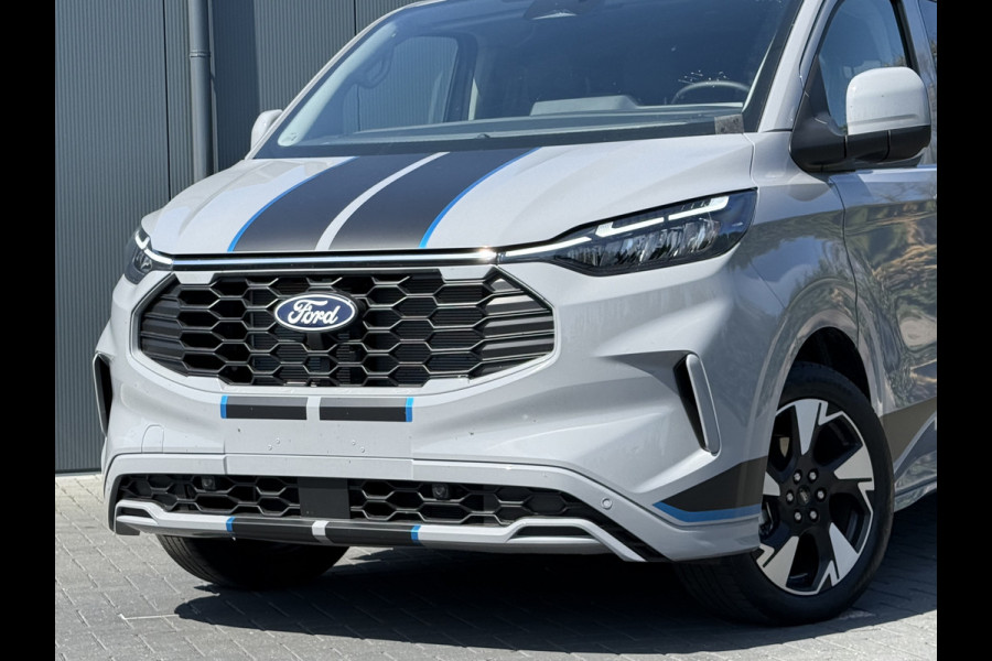Ford Transit Custom 2.0 TDCI 170 PK AUTOMAAT / L2H1 / Limited Sport / 6 PERS DUBBEL CABINE / 2x SCHUIFDEUR / CAMERA / 6 PERSOONS