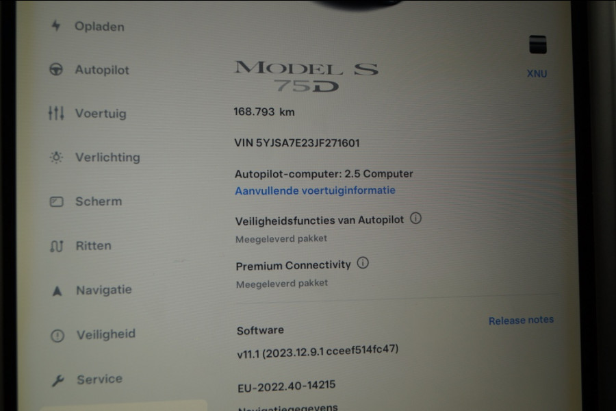 Tesla Model S 75D Base 333pk -PANO-NAVI-ECC-PDC-CAM-