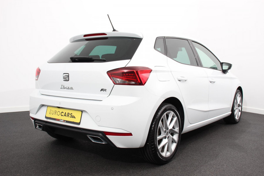 Seat Ibiza 1.0 TSI 110 pk Automaat FR Navigatie Apple Carplay/Android Auto Adaptive Cruise Control Stoelverwarming Full LED Parkeersensoren Camera Virtual Cockpit Keyless Go