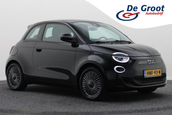 Fiat 500 e Icon 42 kWh Climate, Camera, Cruise, Apple Carplay, Verwarmde Stoelen, DAB, PDC, 16''