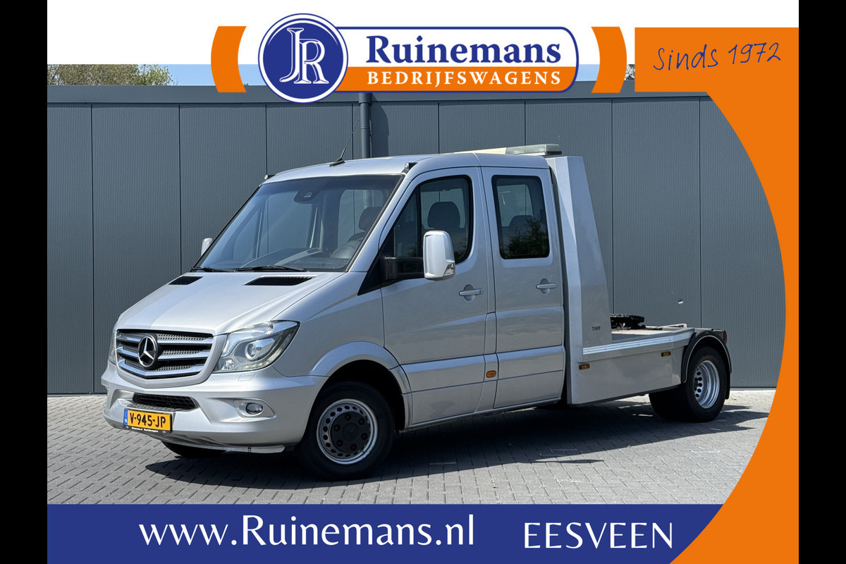 Mercedes-Benz Sprinter 519 3.0 CDI V6 E6 WB 433 / BE-TREKKER 8 TONS / 1e EIG ALS NIEUW / AUTOMAAT / DUBBEL CABINE / AIRCO / CRUISE / NAVI / XENON