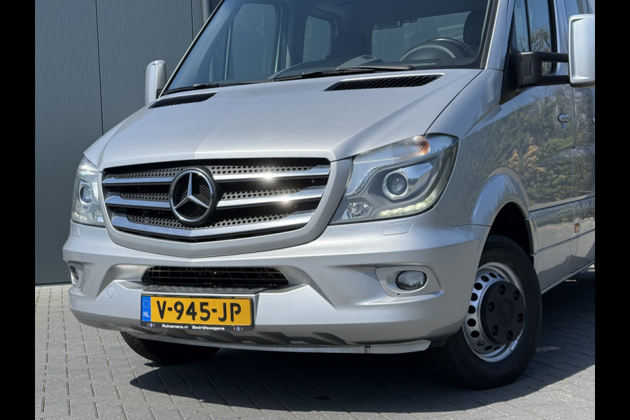Mercedes-Benz Sprinter 519 3.0 CDI V6 E6 WB 433 / BE-TREKKER 8 TONS / 1e EIG ALS NIEUW / AUTOMAAT / DUBBEL CABINE / AIRCO / CRUISE / NAVI / XENON