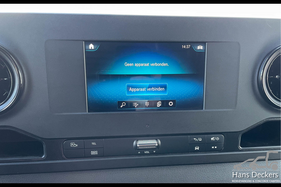 Mercedes-Benz Sprinter 316 L2H2 Zwart MBUX Trekhaak 3500kg 163pk Airco BPM Vrij