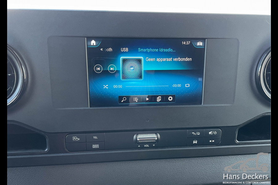Mercedes-Benz Sprinter 316 L2H2 Zwart MBUX Trekhaak 3500kg 163pk Airco BPM Vrij