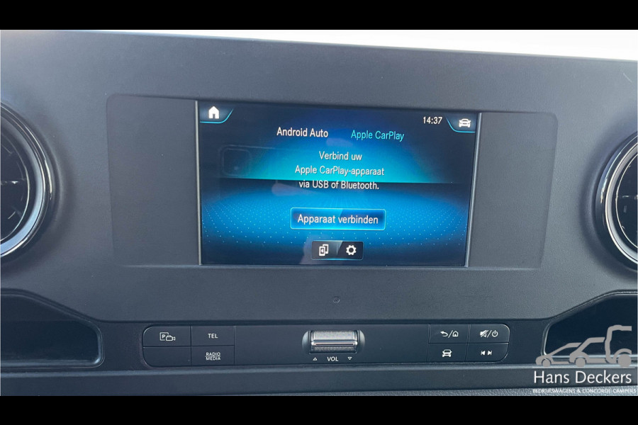 Mercedes-Benz Sprinter 316 L2H2 Zwart MBUX Trekhaak 3500kg 163pk Airco BPM Vrij