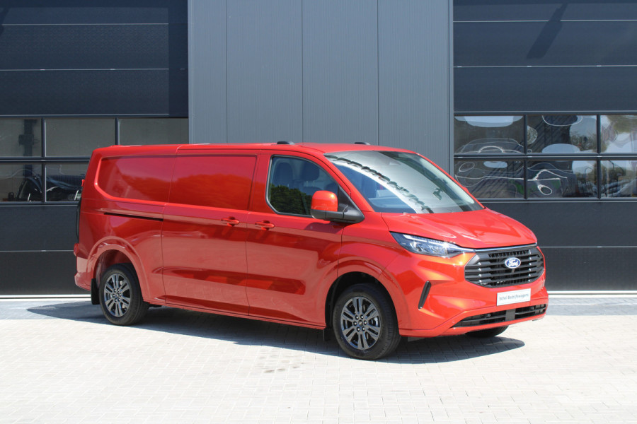 Ford Transit Custom 320 2.0 TDCI L2H1 Limited 170pk - 2x Schuifdeur - Adaptive Cruise - Verwarmd stuur - Blind spot - Navigatie - Camera - Draadloos