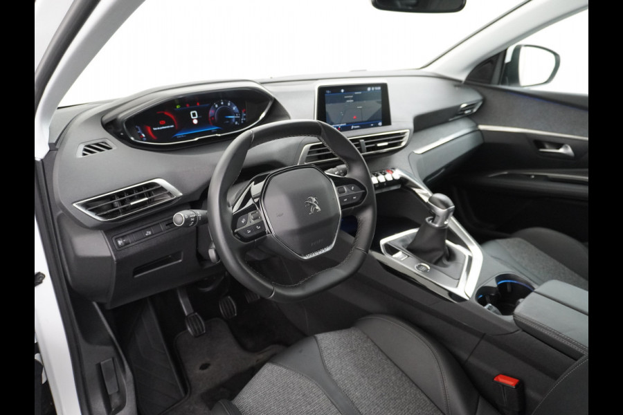 Peugeot 3008 T131PK Blue Premium Apple Carplay Android Auto 360°Camera Lmv 19" Cruise Control Navi Ecc Pdc Dab Regen-Lichtsensor Keyless Led Privacy Glas Visio park 1 Draadloze telefoonlader Rijstrooksensor Verkeersbord detectie Pack City Origineel Nederlandse Auto