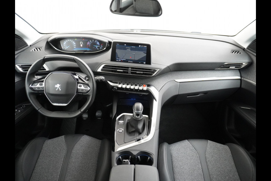 Peugeot 3008 T131PK Blue Premium Apple Carplay Android Auto 360°Camera Lmv 19" Cruise Control Navi Ecc Pdc Dab Regen-Lichtsensor Keyless Led Privacy Glas Visio park 1 Draadloze telefoonlader Rijstrooksensor Verkeersbord detectie Pack City Origineel Nederlandse Auto