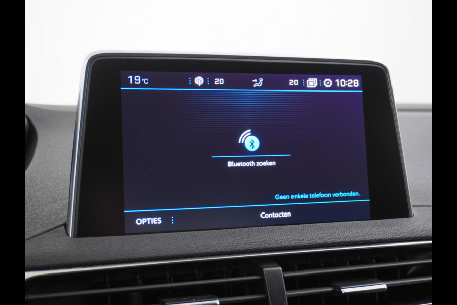 Peugeot 3008 T131PK Blue Premium Apple Carplay Android Auto 360°Camera Lmv 19" Cruise Control Navi Ecc Pdc Dab Regen-Lichtsensor Keyless Led Privacy Glas Visio park 1 Draadloze telefoonlader Rijstrooksensor Verkeersbord detectie Pack City Origineel Nederlandse Auto