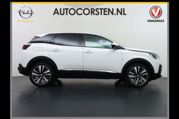 Peugeot 3008 T131PK Blue Premium Apple Carplay Android Auto 360°Camera Lmv 19" Cruise Control Navi Ecc Pdc Dab Regen-Lichtsensor Keyless Led Privacy Glas Visio park 1 Draadloze telefoonlader Rijstrooksensor Verkeersbord detectie Pack City Origineel Nederlandse Auto