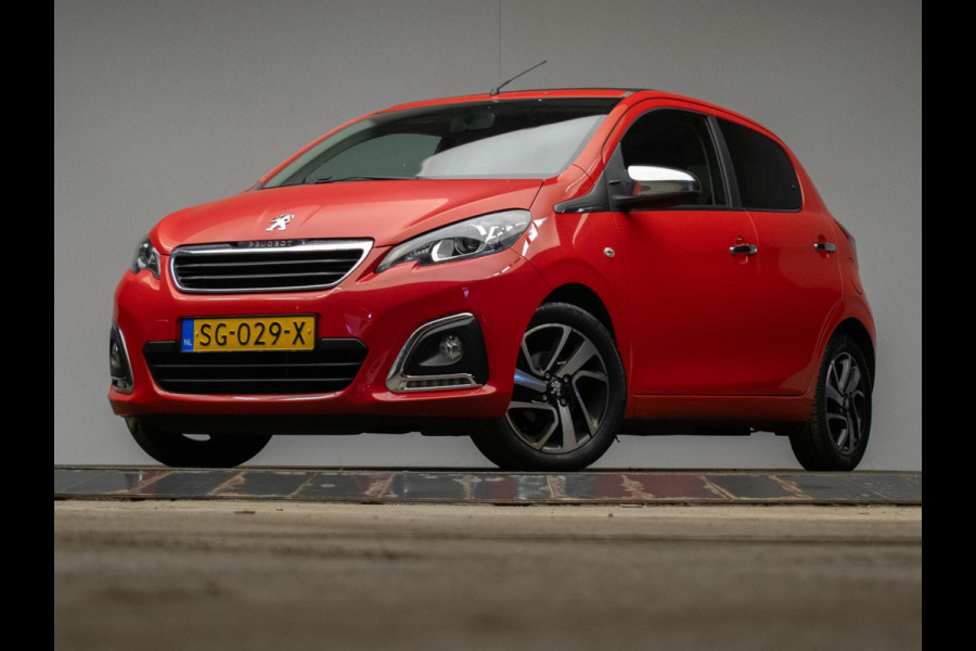Peugeot 108 1.0 e-VTi Allure TOP! Sport (CABRIO,NAVI,STOELVERWARMING,CAMERA,BLUETOOTH,LED,LEDER,GETINT,LM VELGEN,NETTE STAAT)