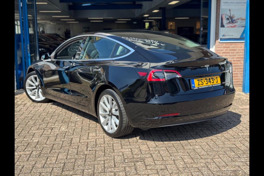 Tesla Model 3 Long Range AWD 75 kWh 2019 ZWART NAVI NAP BTW!