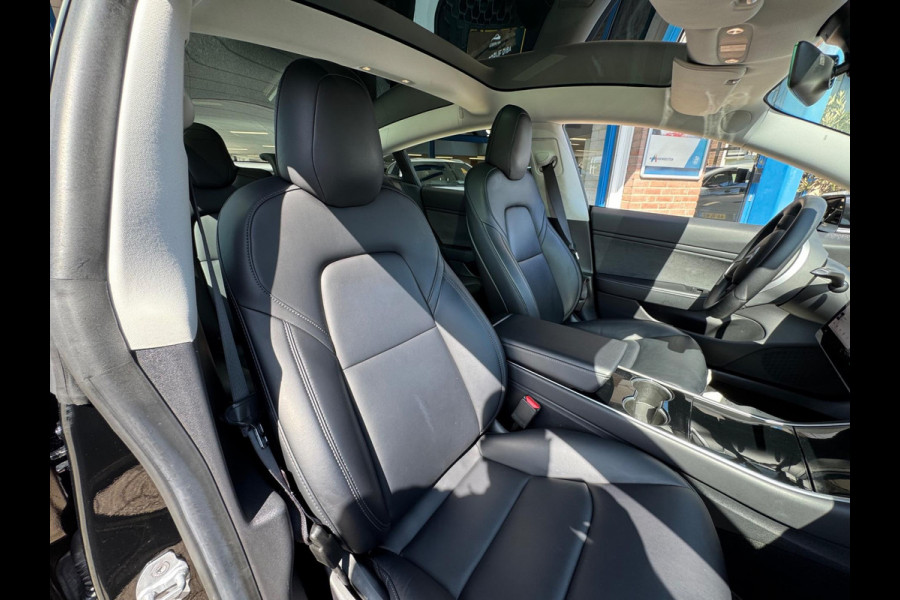 Tesla Model 3 Long Range AWD 75 kWh 2019 ZWART NAVI NAP BTW!