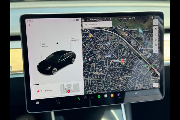 Tesla Model 3 Long Range AWD 75 kWh 2019 ZWART NAVI NAP BTW!