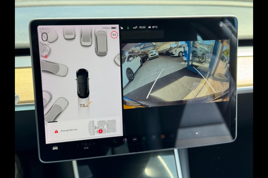 Tesla Model 3 Long Range AWD 75 kWh 2019 ZWART NAVI NAP BTW!